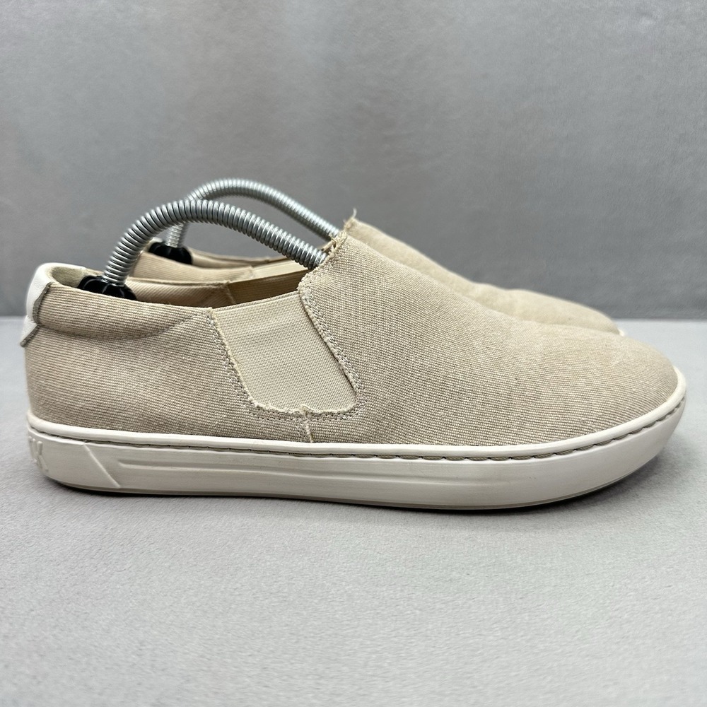 Birkenstock Barrie Womens Size 6 (EU 37) Loafer Beige Canvas Slip-On Sneakers